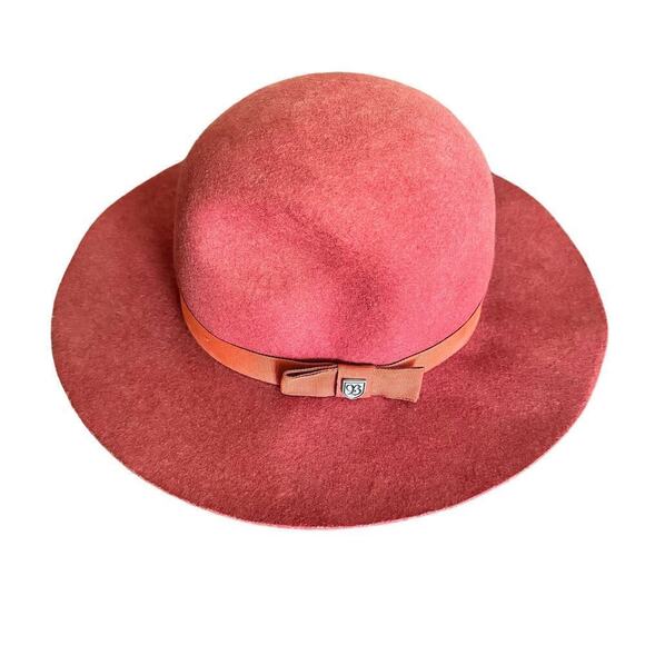 Anthropologie Brixton Dalila Hat Brimmed  Wool Size Small Red main image 4